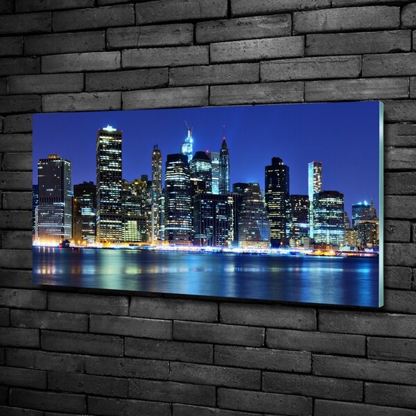 Foto obraz skleněný horizontální Manhattan New York osh-53810916
