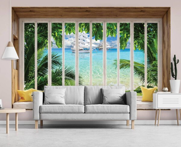 Fototapeta - Výhled na oceán (152,5x104 cm)