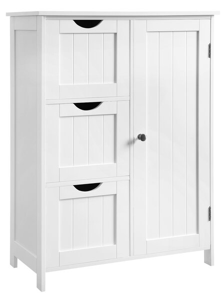 VASAGLE Koupelnová skříňka - bílá - 60x30x81 cm