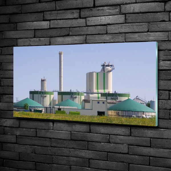 Foto obraz fotografie na skle Bioplynová stanice osh-55450466
