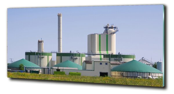 Foto obraz fotografie na skle Bioplynová stanice osh-55450466