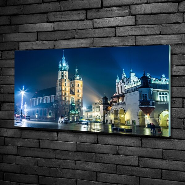 Foto obraz fotografie na skle Krakov noc osh-56831462