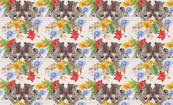 Fototapeta - Leopard v džungli (152,5x104 cm)