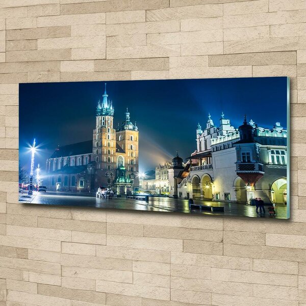 Foto obraz fotografie na skle Krakov noc osh-56831462