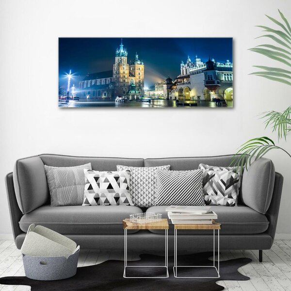 Foto obraz fotografie na skle Krakov noc osh-56831462
