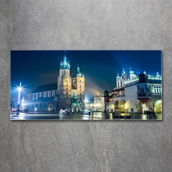 Foto obraz fotografie na skle Krakov noc osh-56831462