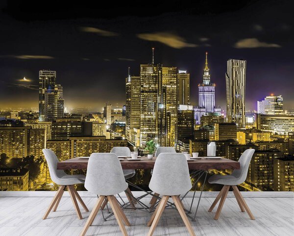Fototapeta - Městské panorama -Varšava (152,5x104 cm)