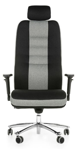 MULTISED zátěžové křeslo BZJ 449 XAL nosnost 200 kg záruka 5 let, Mechanika: Multiblock, Područky: 3D PU, Kříž: Leštěný hliník, Materiál: Látka NED odolnost 100 000 cyklů dle výběru
