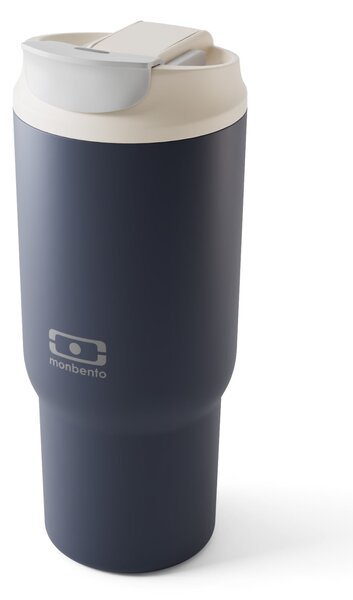 Termohrnek s víčkem a brčkem Travel Infinity Blue 600 ml