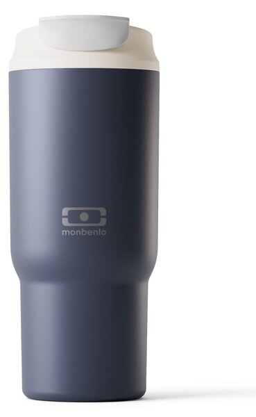 Termohrnek s víčkem a brčkem Travel Infinity Blue 600 ml