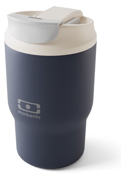 Termohrnek s víčkem a brčkem Travel Infinity Blue 350 ml