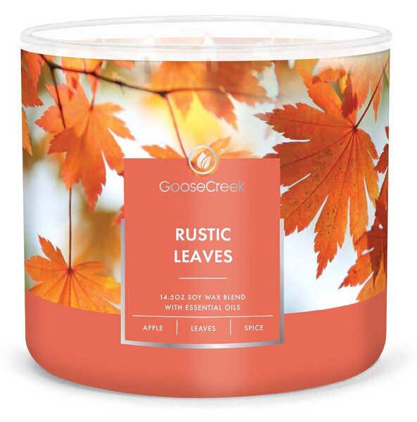 Goose Creek - vonná svíčka Rustic Leaves (Podzimní listy) 411g