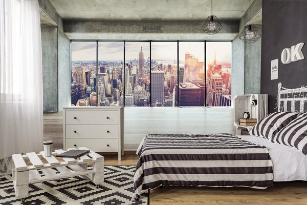 Fototapeta - Pohled na New York City (152,5x104 cm)