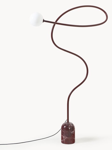 Stojací lampa's mramorovou podstavou Alina