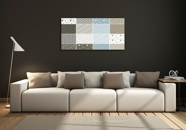 Foto obraz skleněný horizontální Geometrické vzory osh-60214450