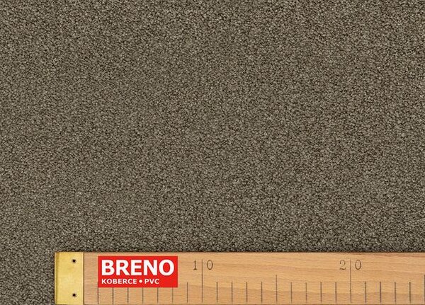 Breno Metrážový koberec VIBES 44 hnědý, šíře 400 cm, Hnědá