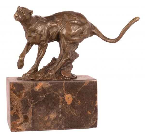Bronzová socha soška - Puma panther