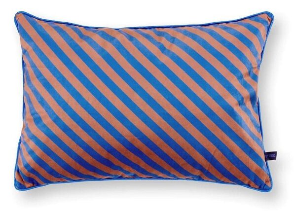 Pip Studio dekorační polštář Block Stripe 35x50 cm, modrý