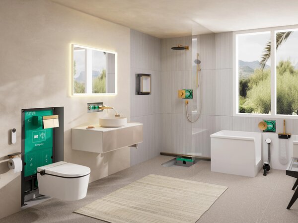 Sada pro odtok a pepad vany znaky hansgrohe, Tubset, univerzální základní tleso, 1 ks