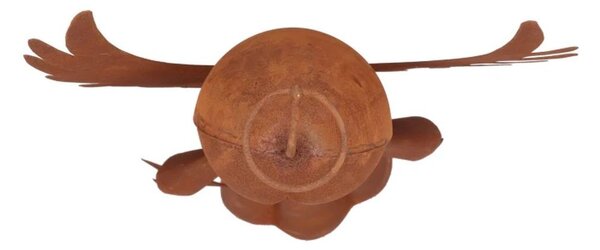 Rezavý antik plechový anděl s hvězdičkou Angel Rusty - 25*15*60 cm - daan kromhout