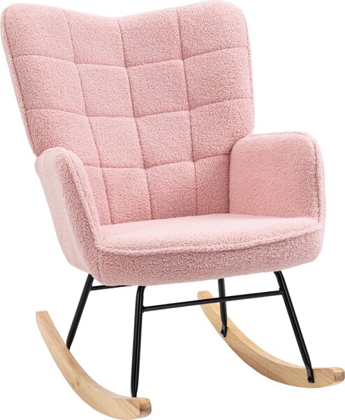 HOMCOM Houpací křeslo, relaxaní křeslo do 120 kg, polyester, rové