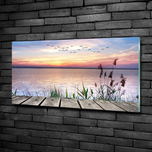 Foto obraz fotografie na skle Jezero východ osh-62496449