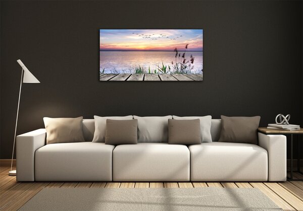 Foto obraz fotografie na skle Jezero východ osh-62496449