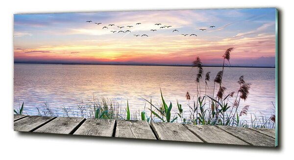 Foto obraz fotografie na skle Jezero východ osh-62496449
