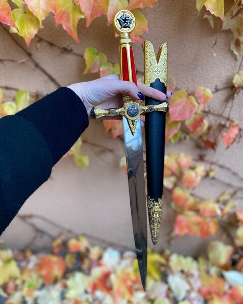Dekorativní dýka - Excalibur krále Artuše s pochvou