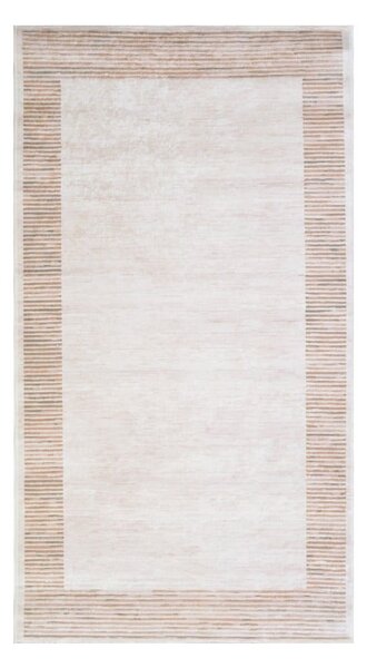 Hnědobéžový koberec Vitaus Hali Ruto, 50 x 80 cm