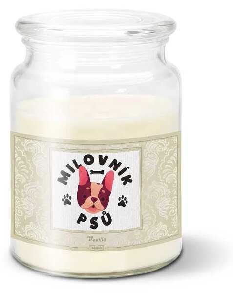 Sablio Svíčka Milovník psů - 500 g