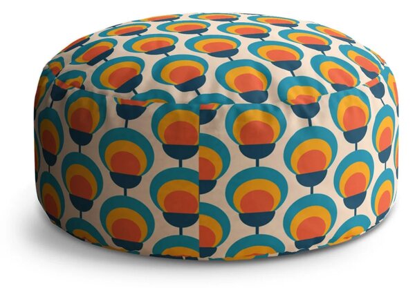Sablio Taburet Circle Duhové spektrum: 38x48 cm