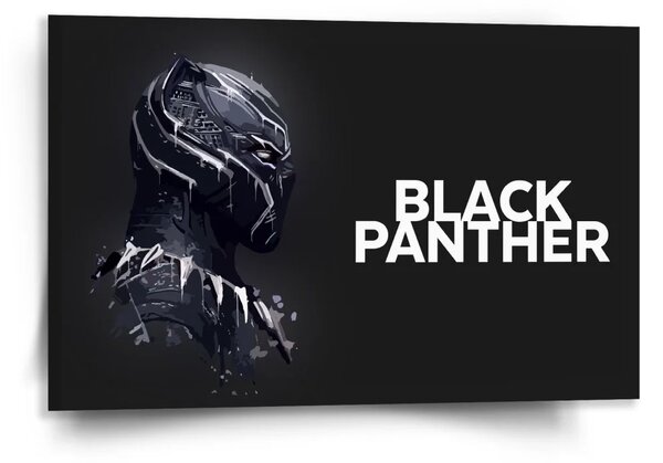 Sablio Obraz BLACK PANTHER z profilu Černý - 120x80 cm
