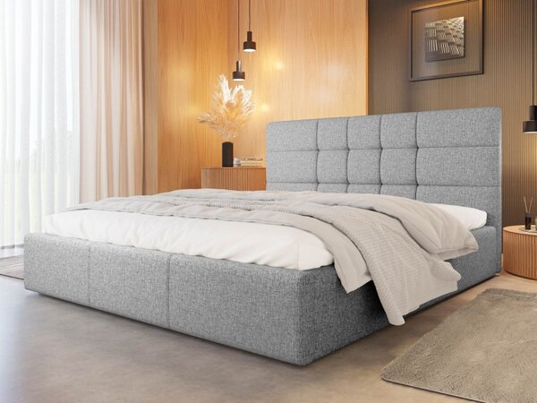 Čalouněná postel s roštem Minti, Rozměr postele: 140x200, Potah: Sawana 80 5902928265774