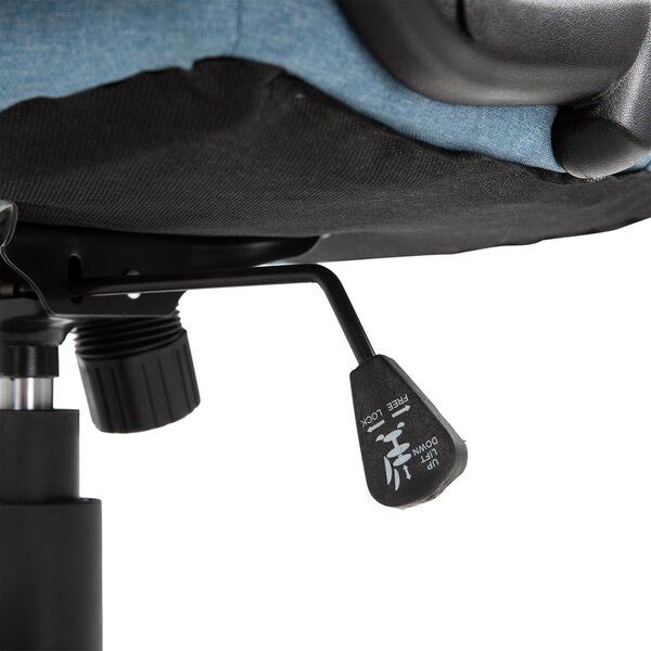 Vinsetto Kancelářská židle Počítačová židle Otočná židle Výškově nastavitelná Houpací funkce s opěrkou hlavy a polstrovanými područkami Ergonomická Sv