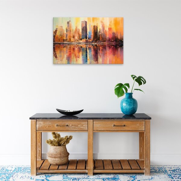 Obraz na plátně - New York v zrcadle - 60x40 cm