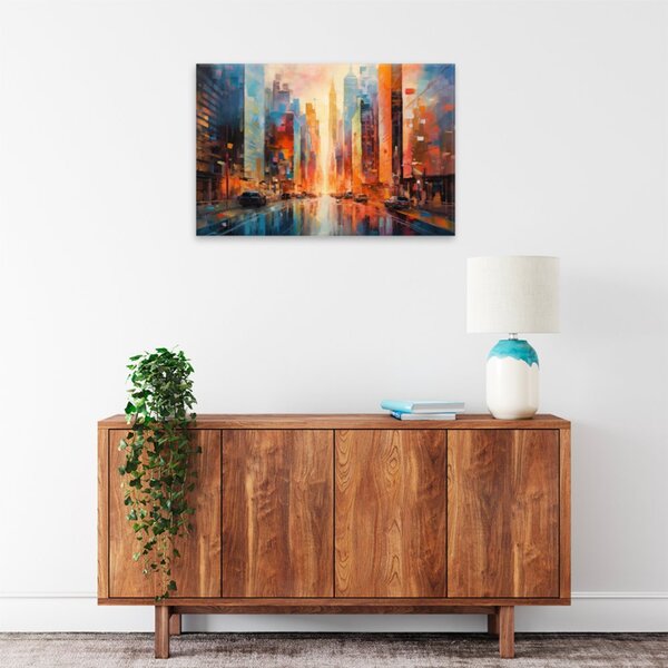 Obraz na plátně - Ulice New Yorku - 60x40 cm - CZ výroba