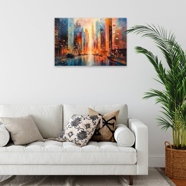 Obraz na plátně - Ulice New Yorku - 60x40 cm - CZ výroba