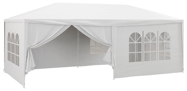 Outsunny Zahradní Stan 6x3 m Odnímatelný Zahradní Altán se 4 Okny a 2 Zipovými Dveřmi, 6 Bočními Stěnami a Voděodolným Pavilonem pro Terasu, Patio a P