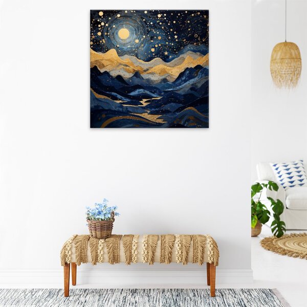 Obraz na plátně - Perseidy ve vlnách - 40x40 cm