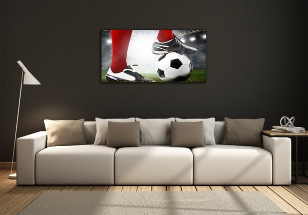 Fotoobraz na skle Nohy fotbalisty osh-64594715