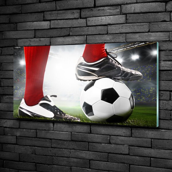 Fotoobraz na skle Nohy fotbalisty osh-64594715