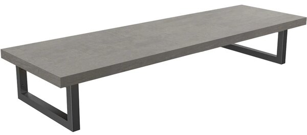 Deska pod umyvadlo Navira Pro + 2 konzole pod desku - betonově šedá - 100x46x3,6 cm - 606000