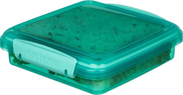Sistema Svačinový box na toast Lunch Sandwich 450 ml, mátová