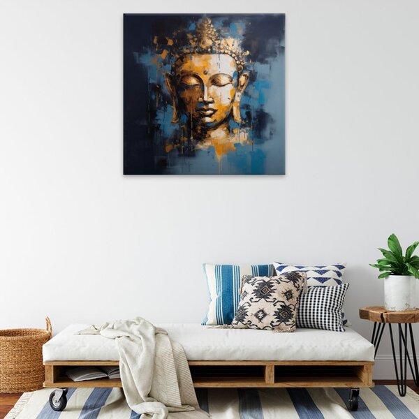 Obraz na plátně - Buddha symbol moudrosti - 40x40 cm