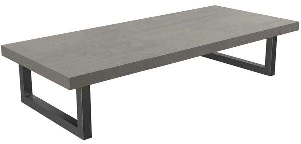Deska pod umyvadlo Navira Pro + 2 konzole pod desku - betonově šedá - 60x46x3,6 cm - 606006