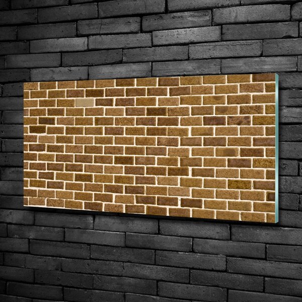 Foto obraz sklo tvrzené Zděná zeď osh-64783547