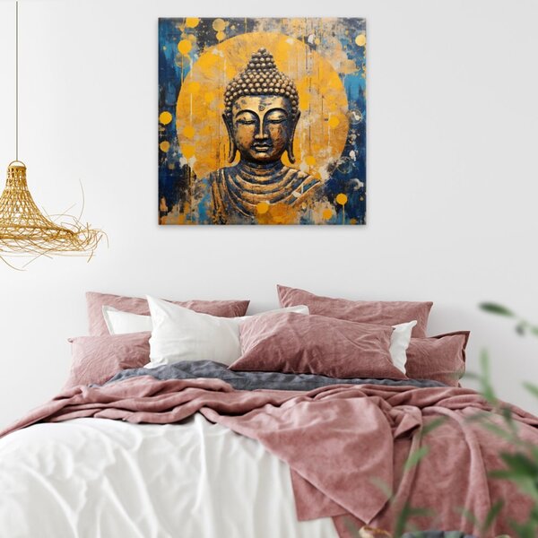 Obraz na plátně - Gautama Buddha - 40x40 cm - CZ výroba