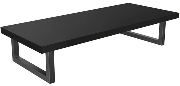 Deska pod umyvadlo Navira Pro + 2 konzole pod desku - černá matná - 60x46x3,6 cm - 606030