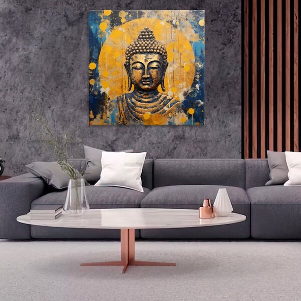 Obraz na plátně - Gautama Buddha - 40x40 cm - CZ výroba